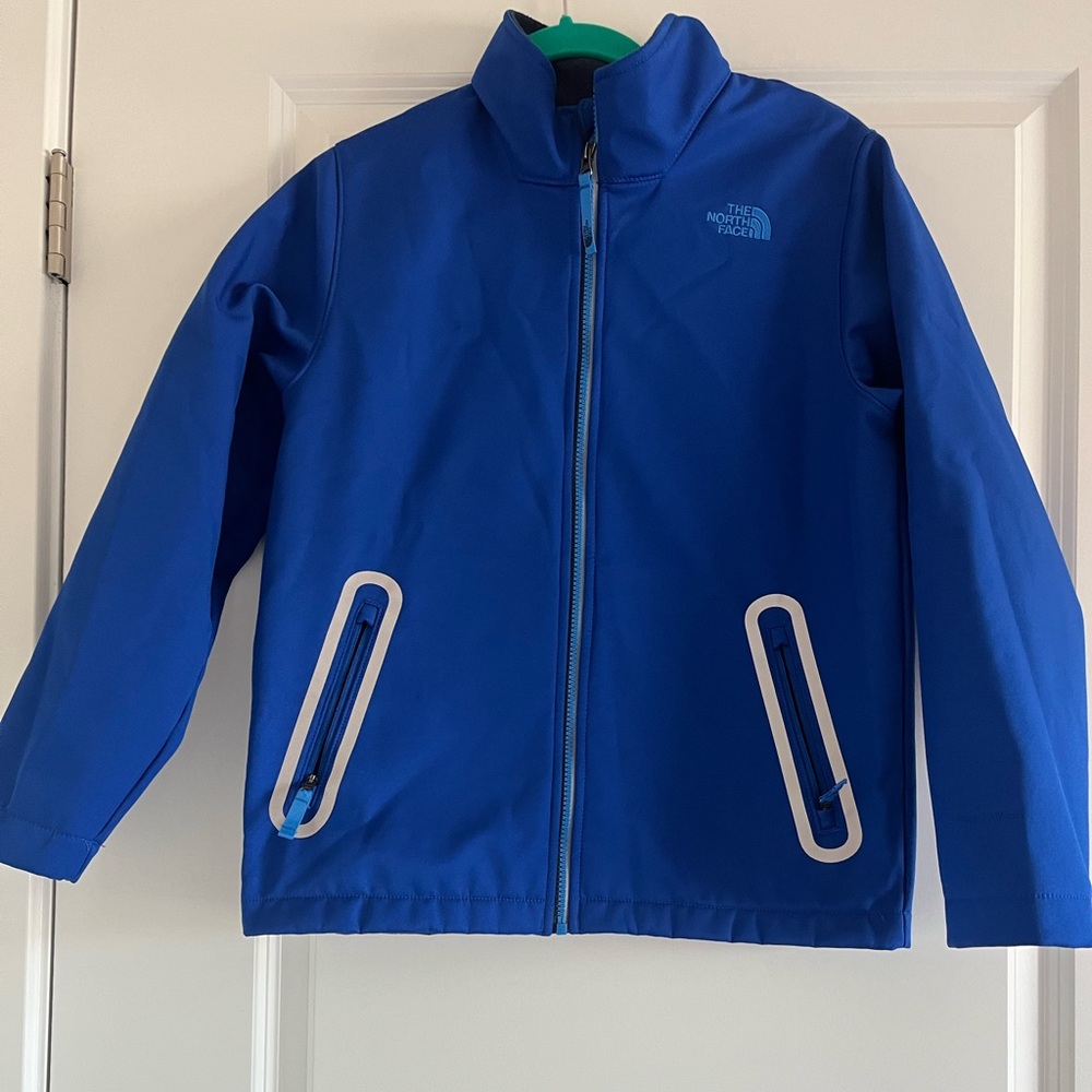 The North Face Apex Bionic Wind-wall Colorblock Soft-shell Jacket Size Large